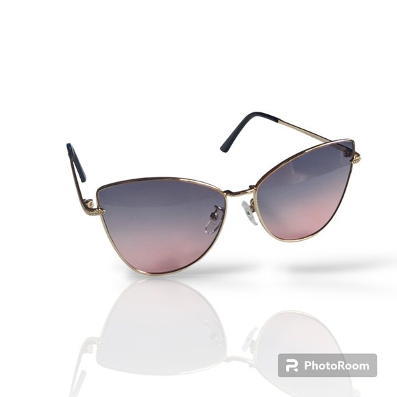 Fashion Oversized Vintage Style Cat Eye Sunglasses Summer Eyewear Shades - Picture 3 of 7